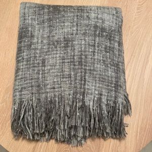 Pottery Barn Grey Throw